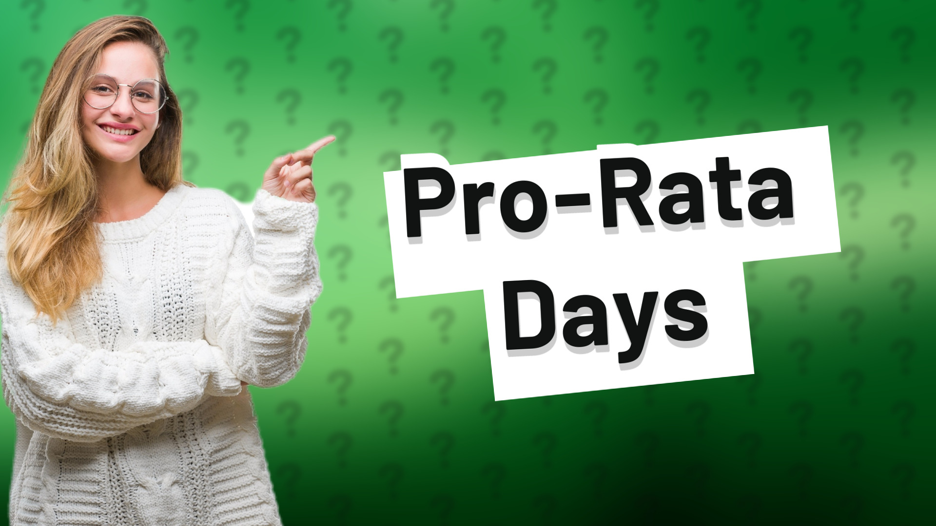 Pro-Rata Days