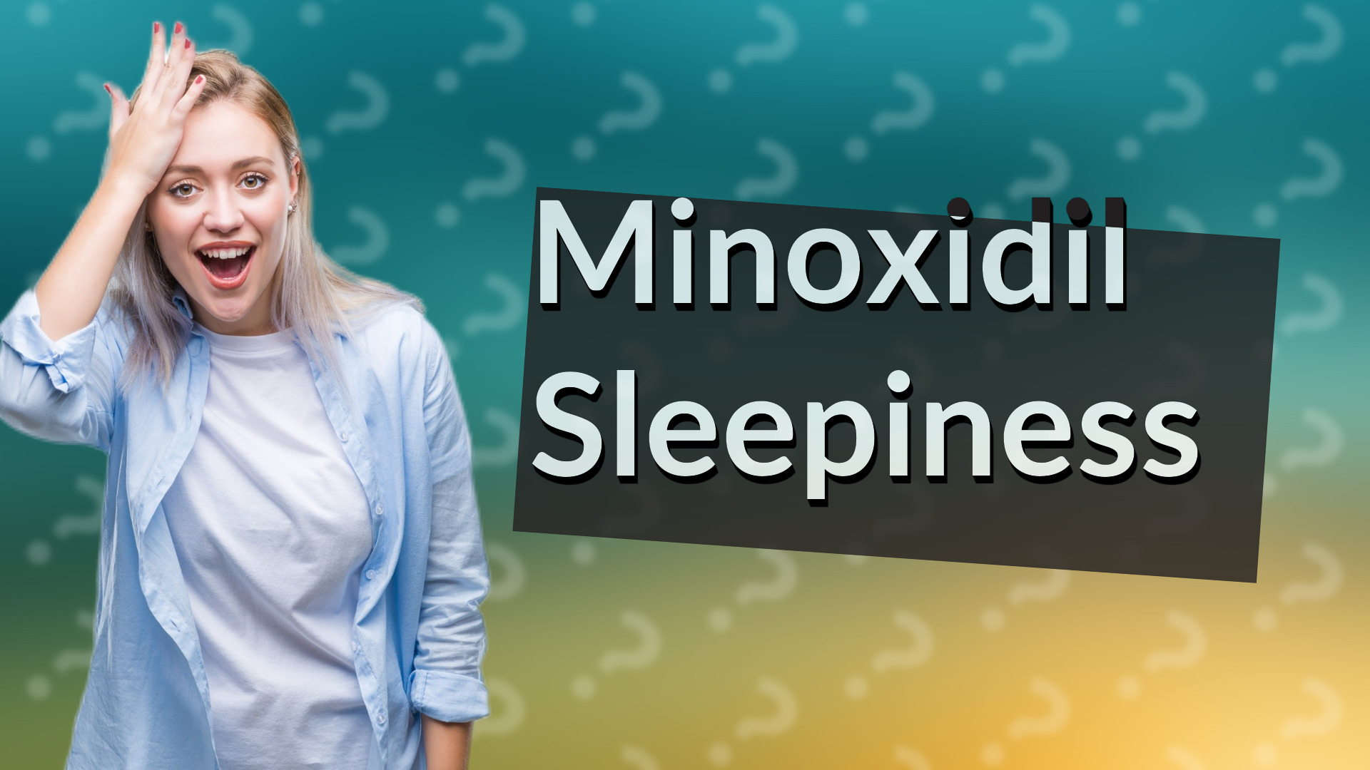 Minoxidil Sleepiness