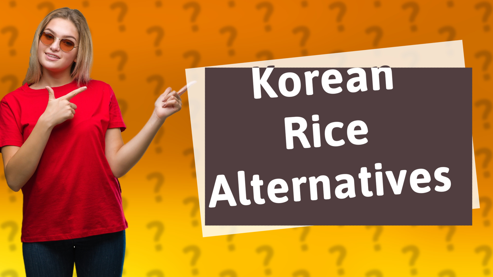 Korean Rice Alternatives