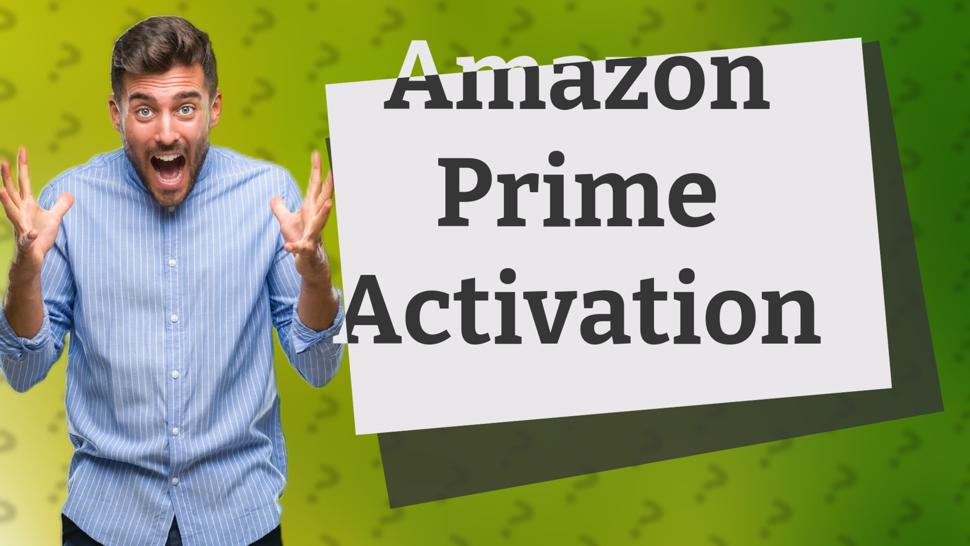 Amazon Prime Activation