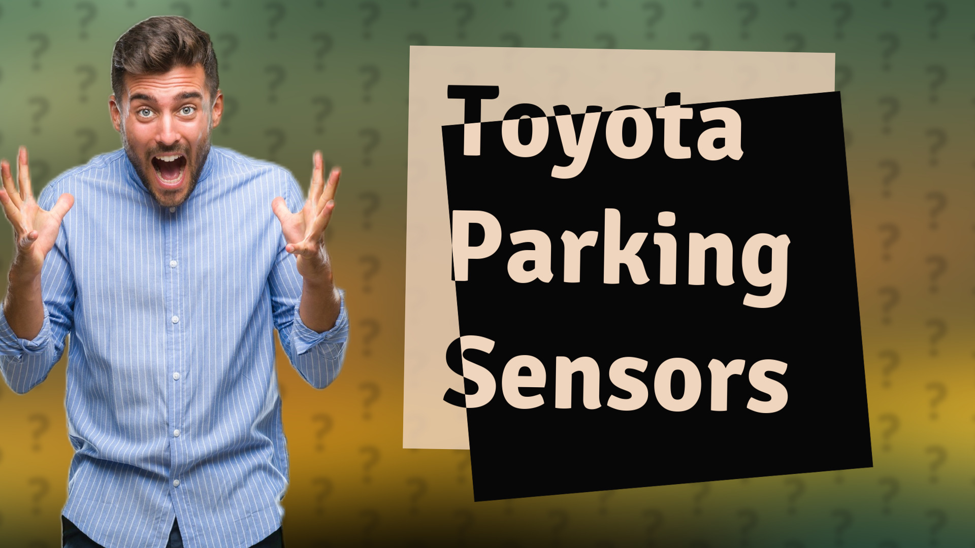 Toyota Parking Sensors