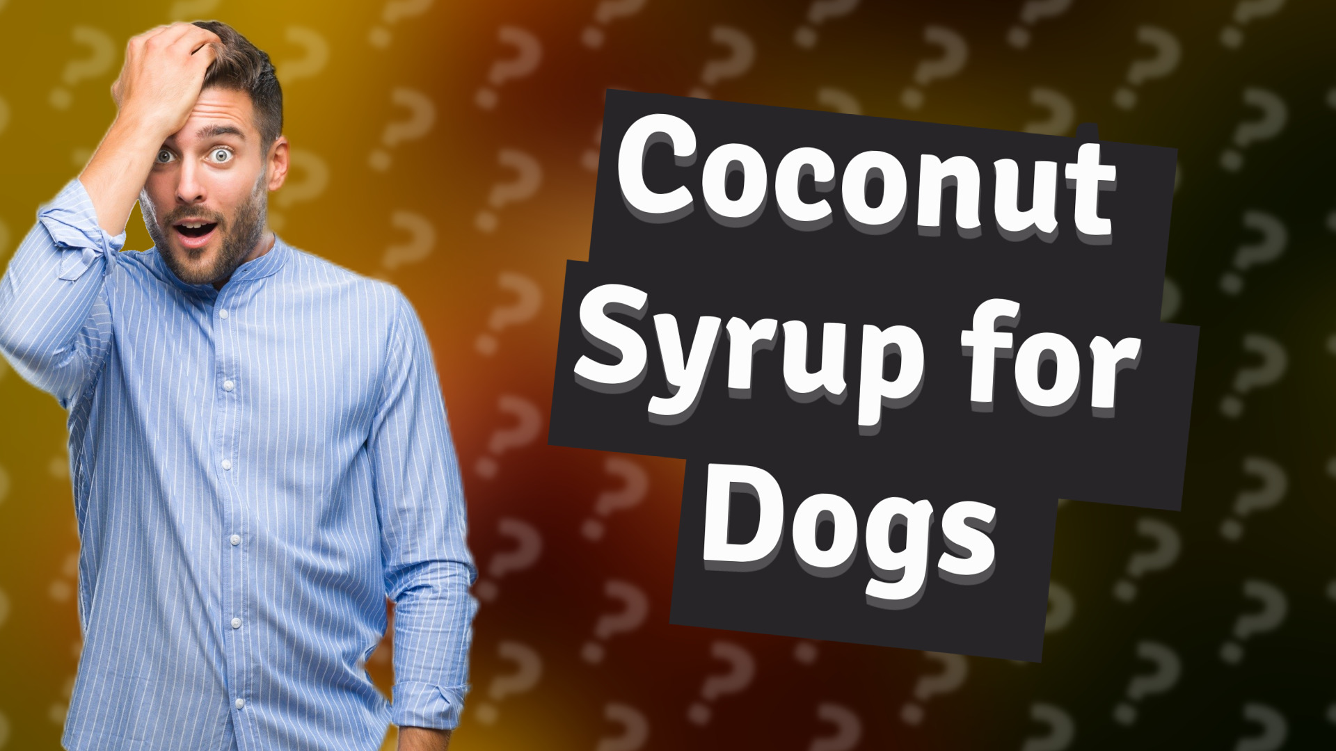 Coconut Syrup for Dogs