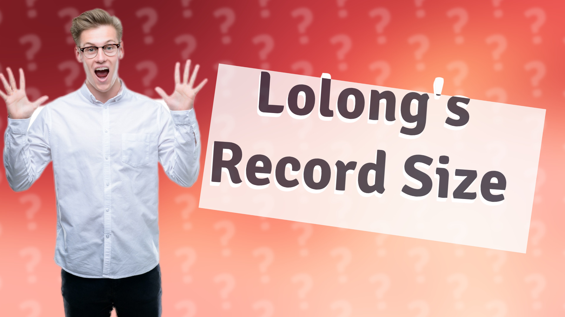 Lolong's Record Size