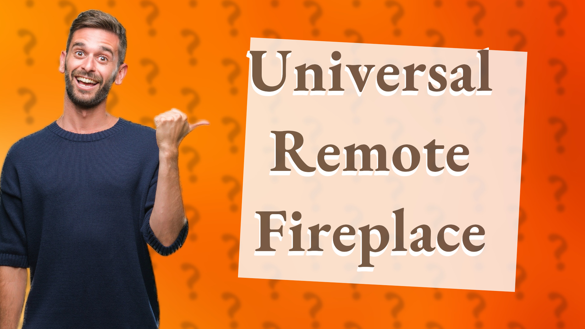 Universal Remote Fireplace
