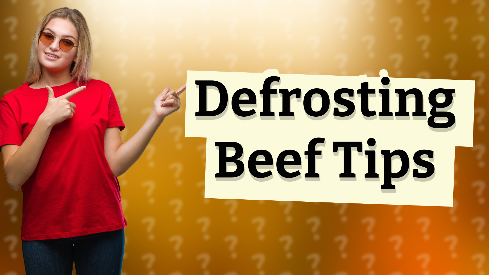 Defrosting Beef Tips