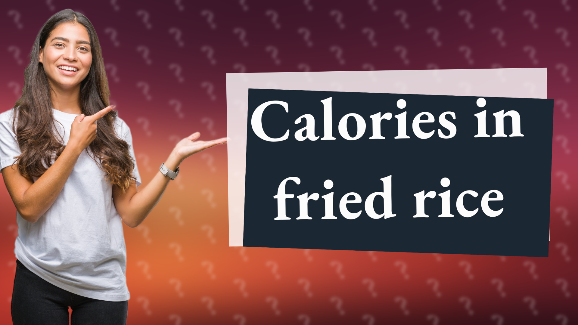 Calories in fried rice