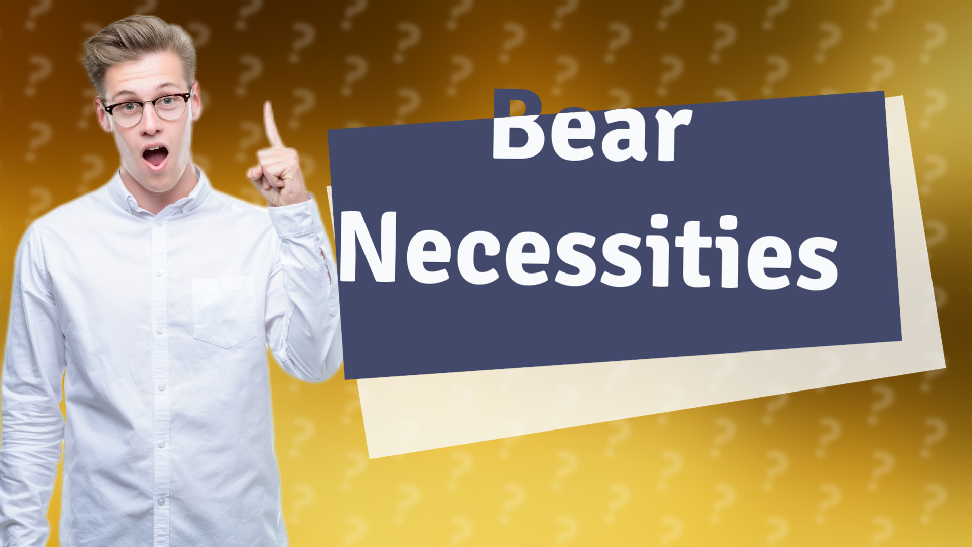 Bear Necessities