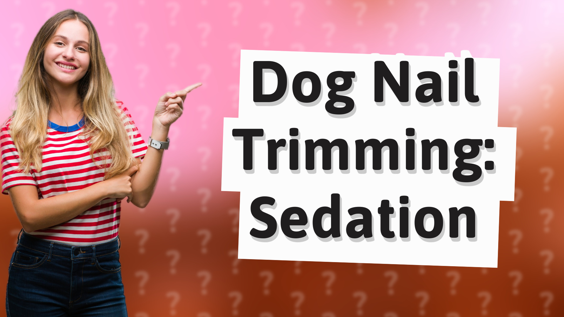 Dog Nail Trimming: Sedation