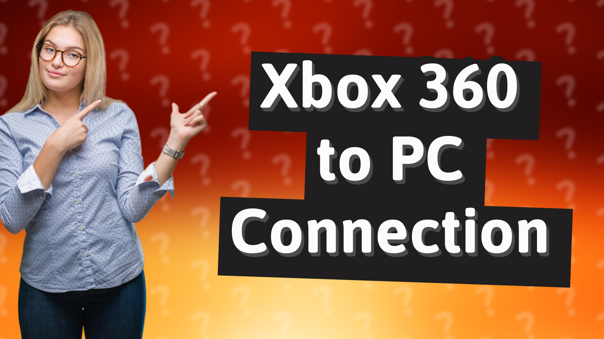 Xbox 360 to PC Connection