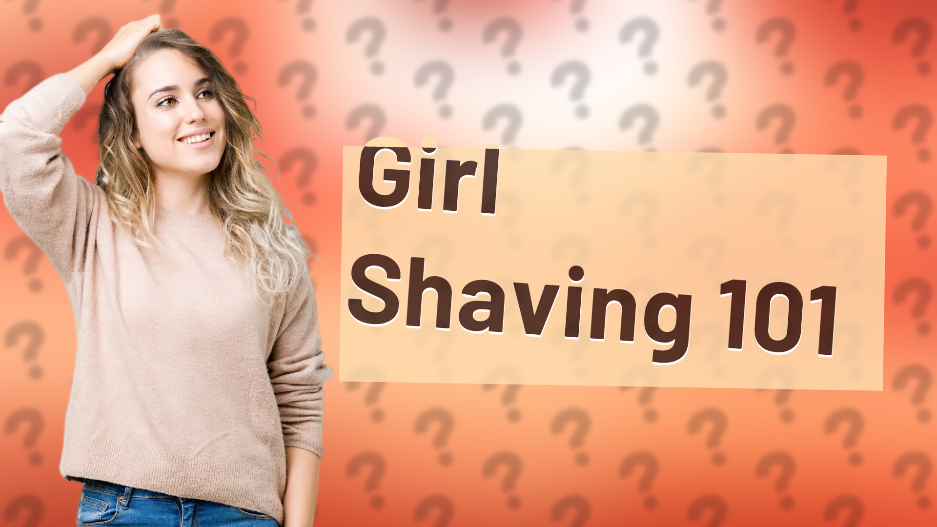 Girl Shaving 101