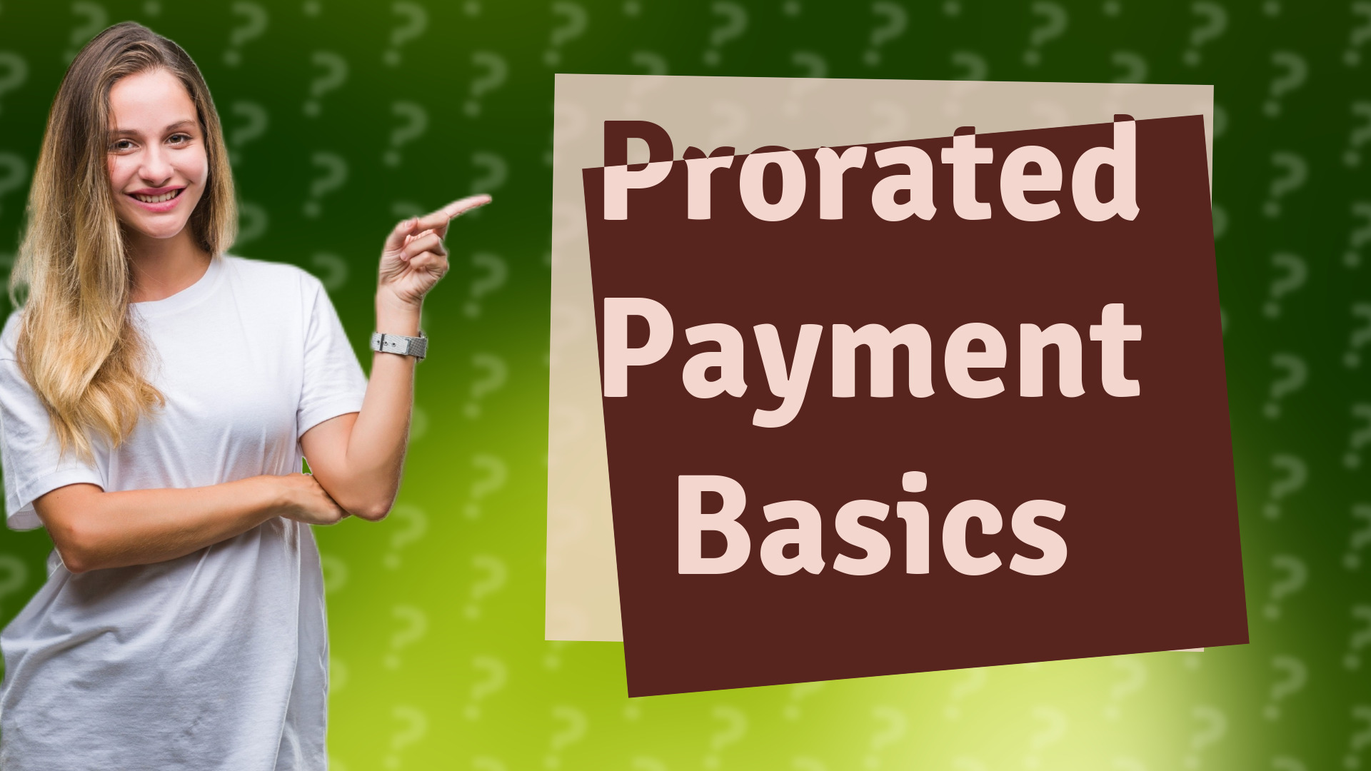 Prorated Payment Basics
