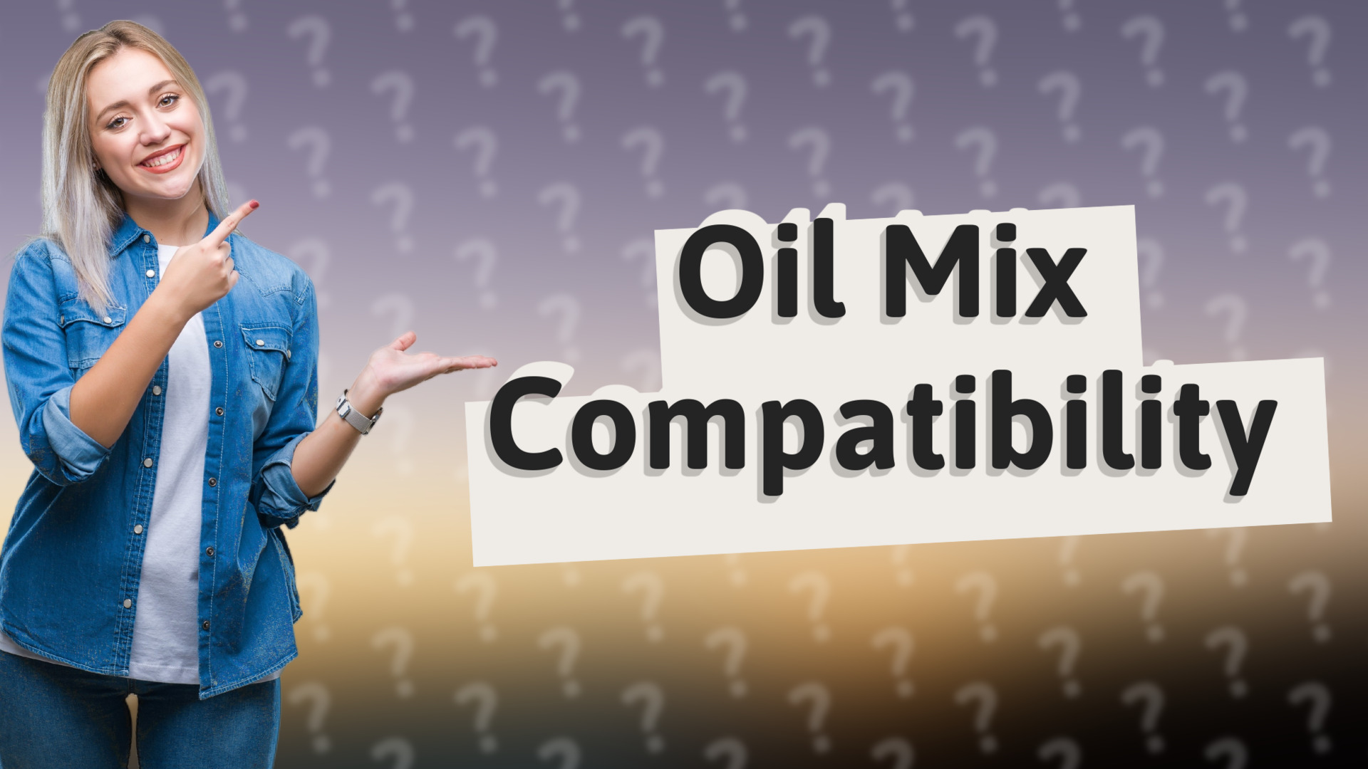 Oil Mix Compatibility