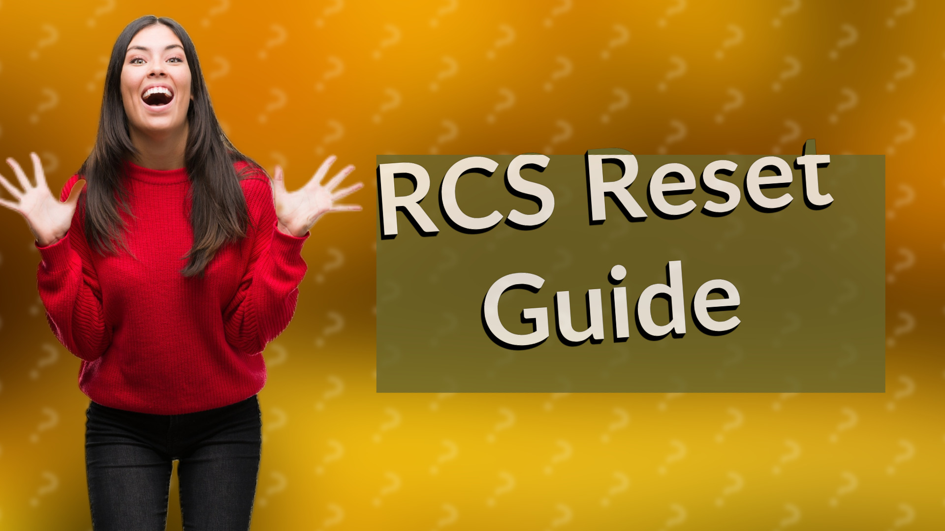 RCS Reset Guide