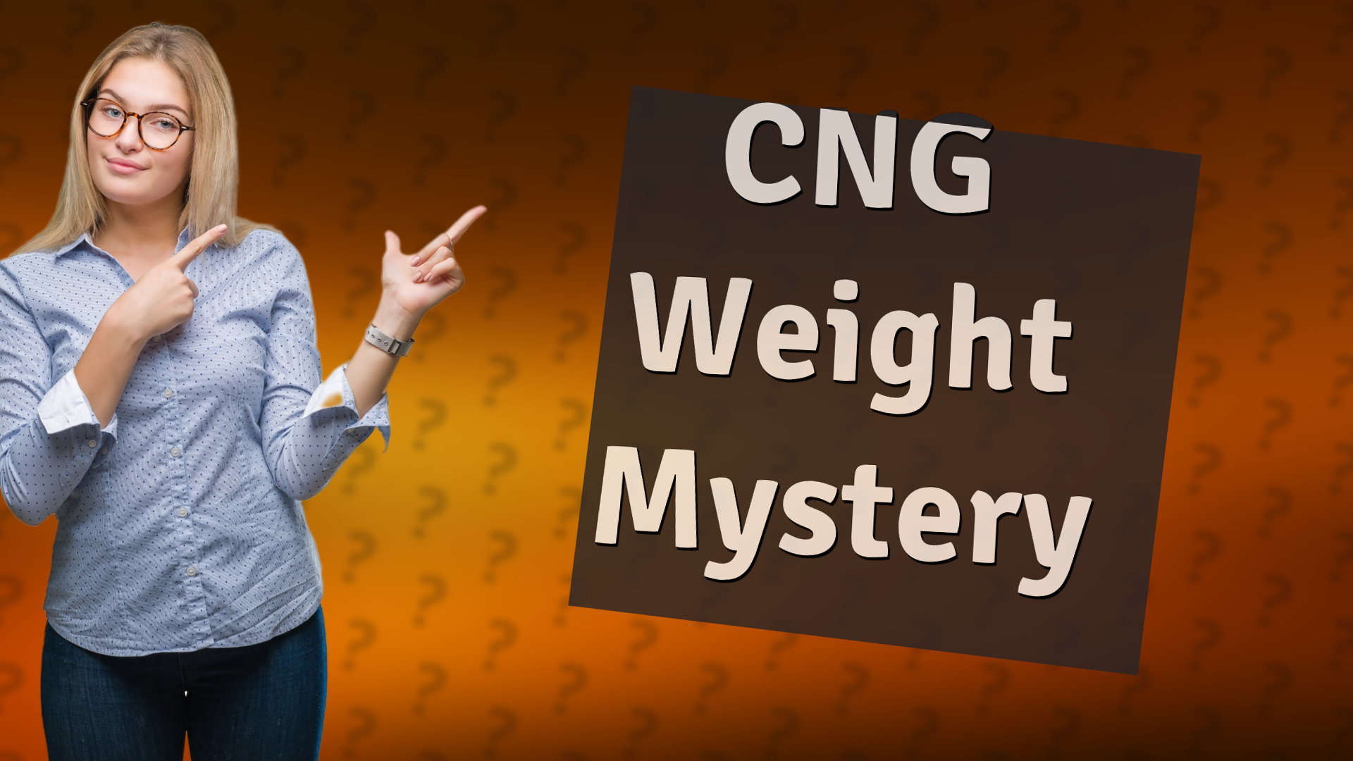 CNG Weight Mystery