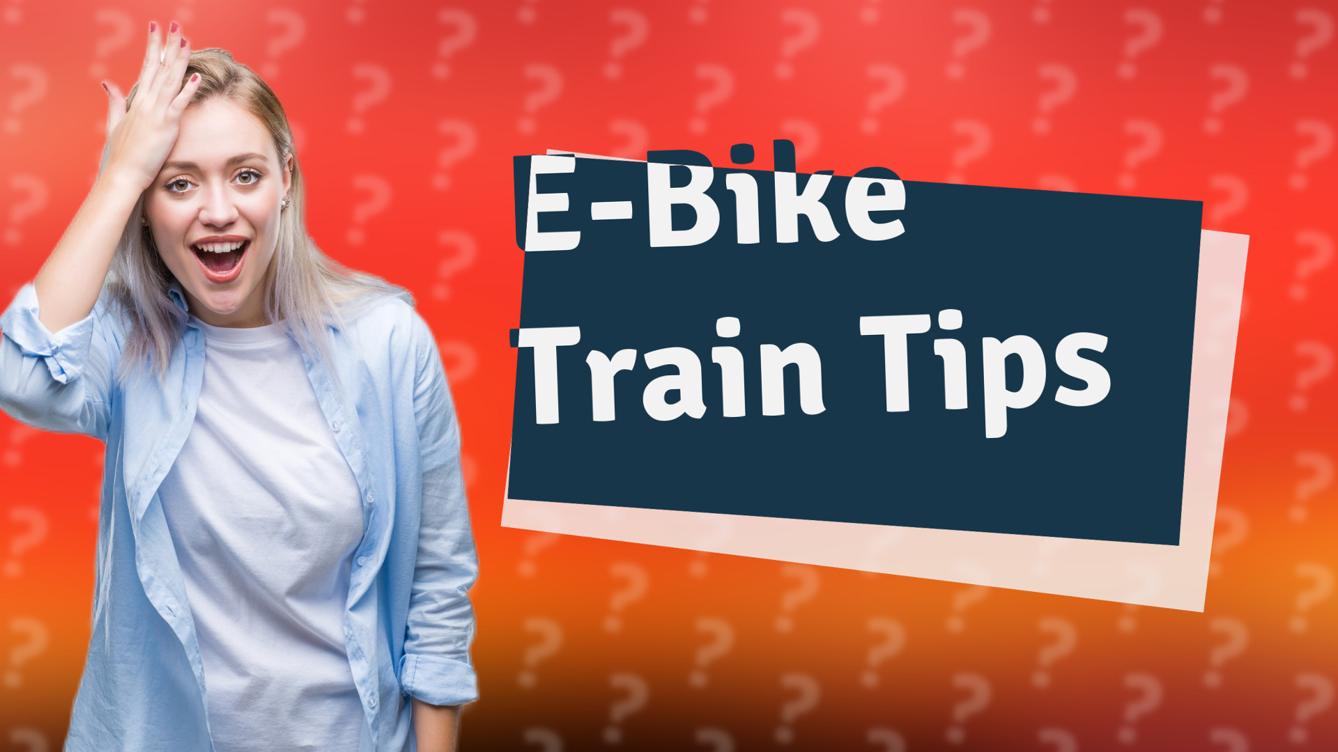 E-Bike Train Tips