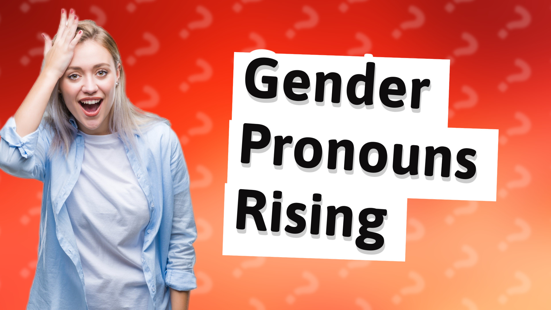 Gender Pronouns Rising