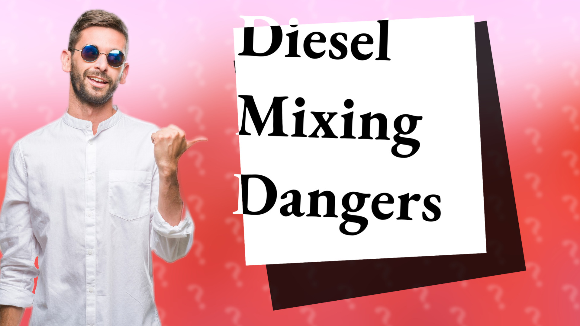 Diesel Mixing Dangers