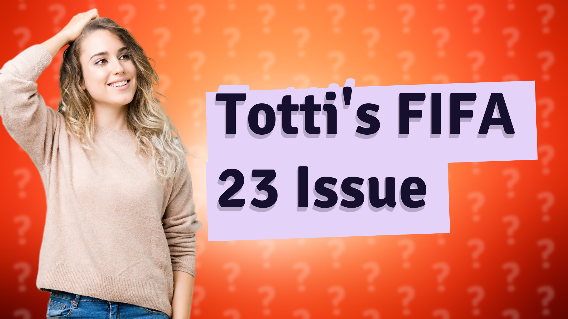 Totti's FIFA 23 Issue