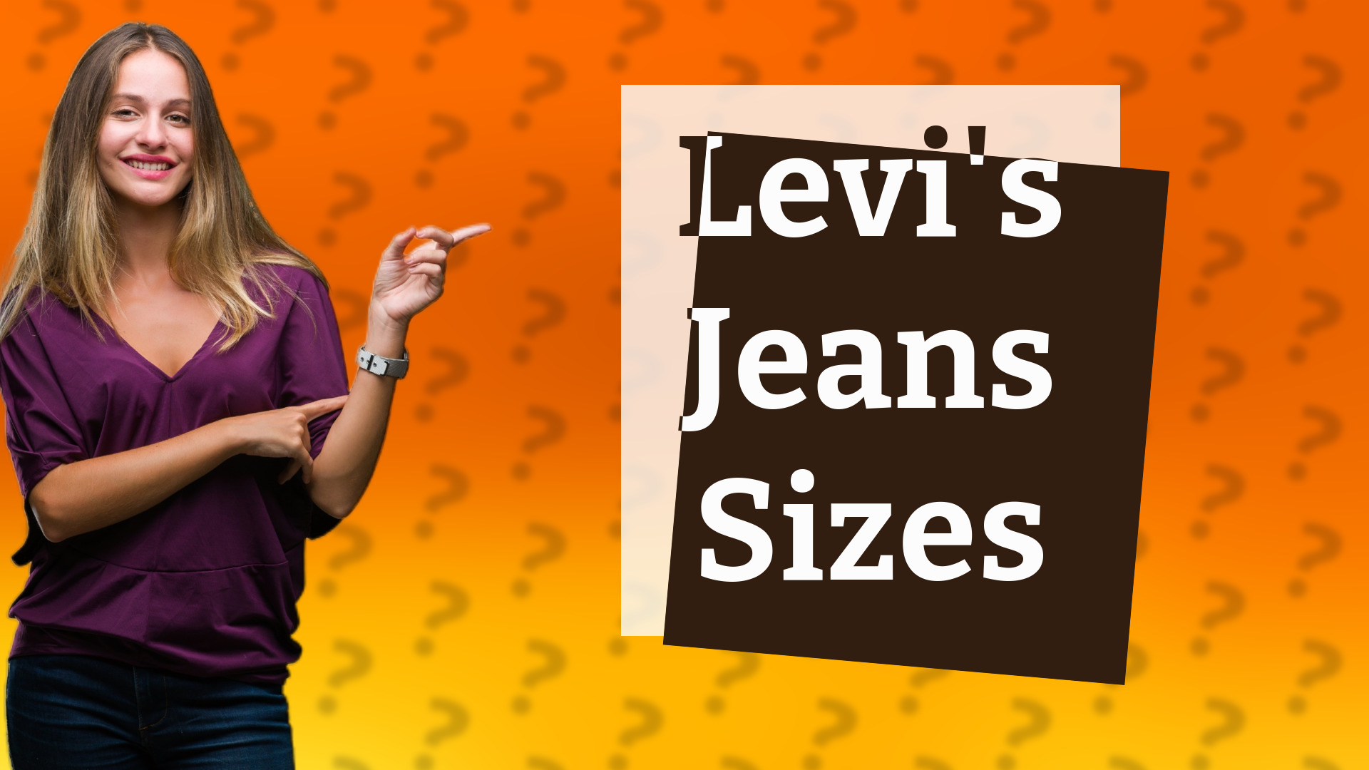 Levi's Jeans Sizes