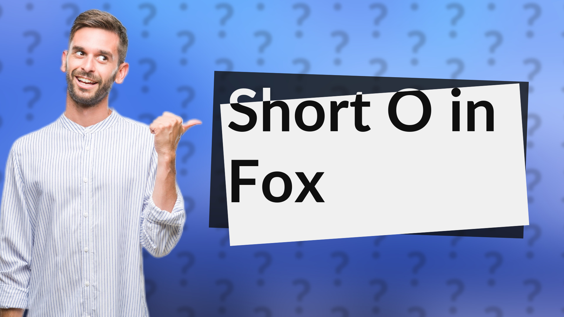 Short O in Fox