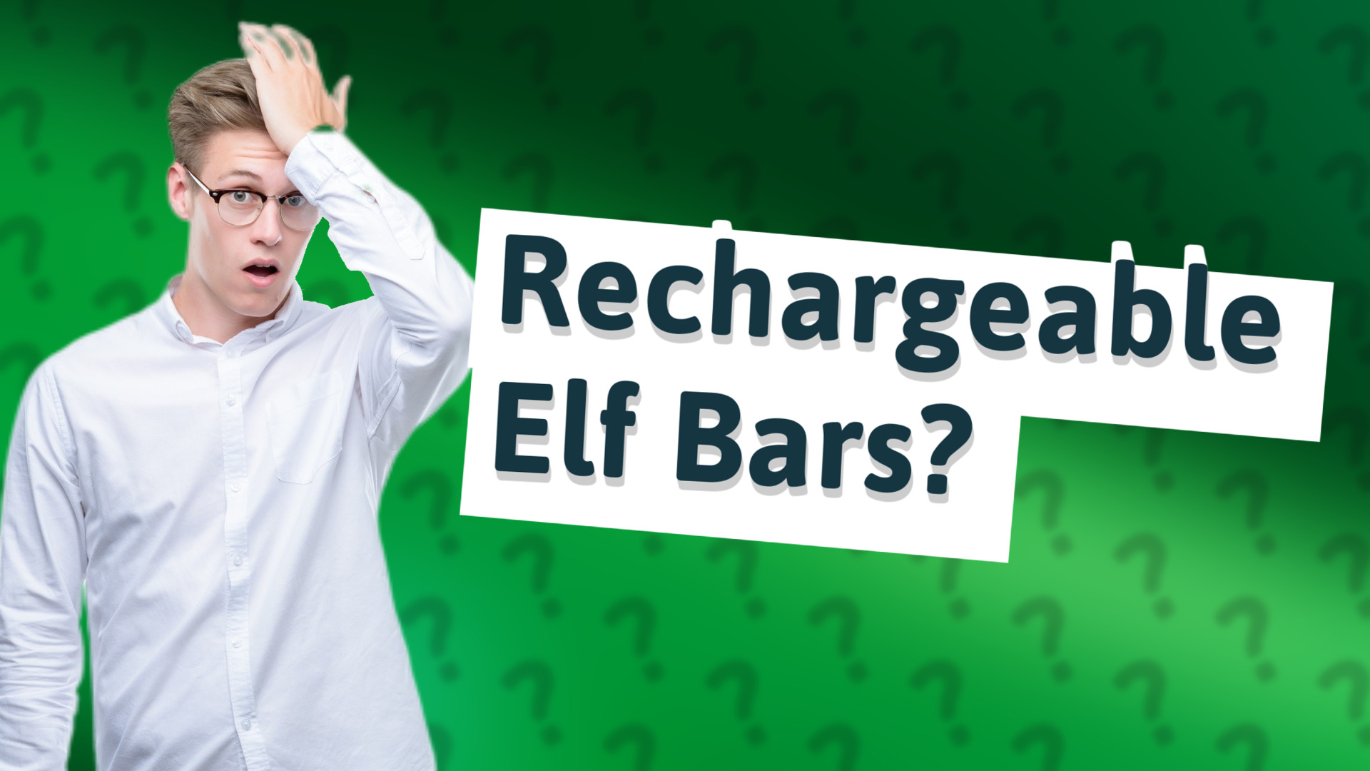 Rechargeable Elf Bars?