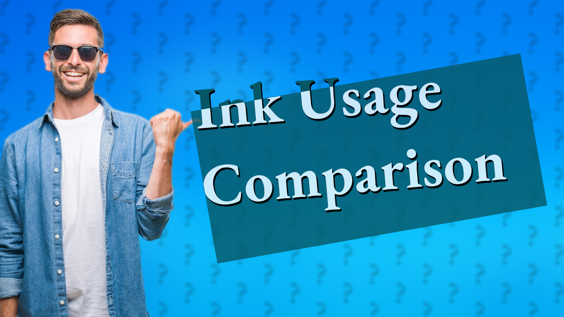 Ink Usage Comparison