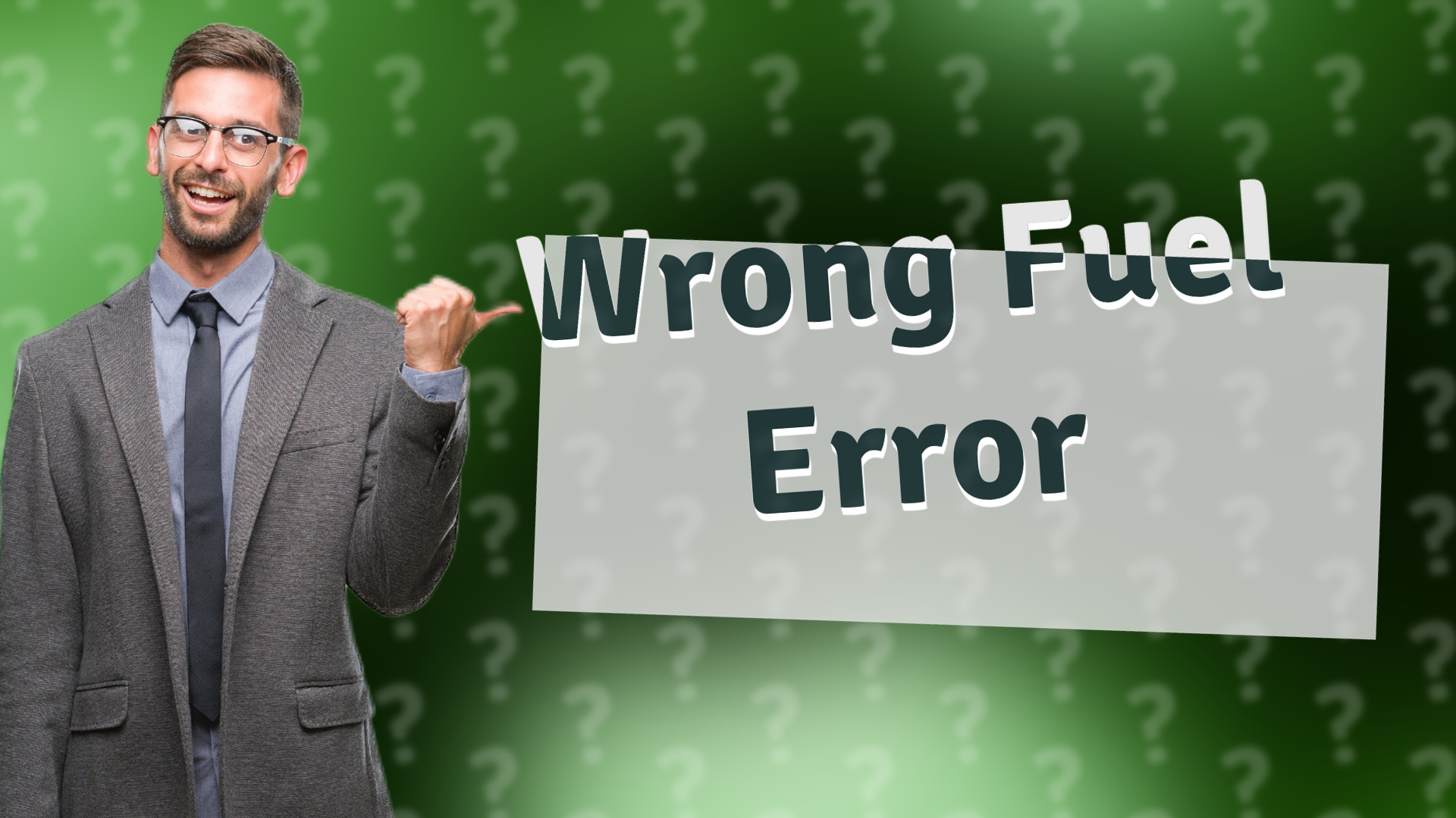 Wrong Fuel Error