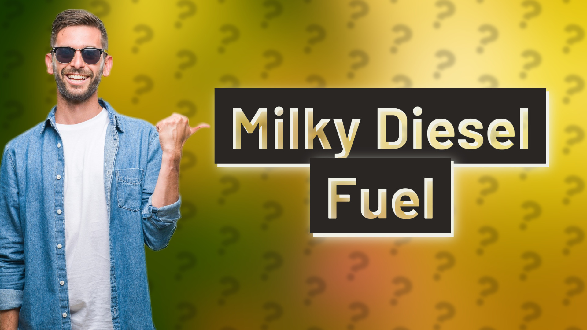 Milky Diesel Fuel