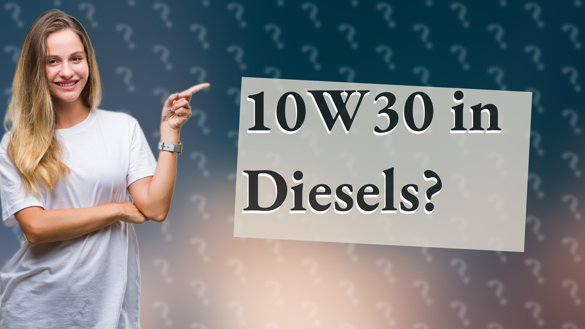 10W30 in Diesels?