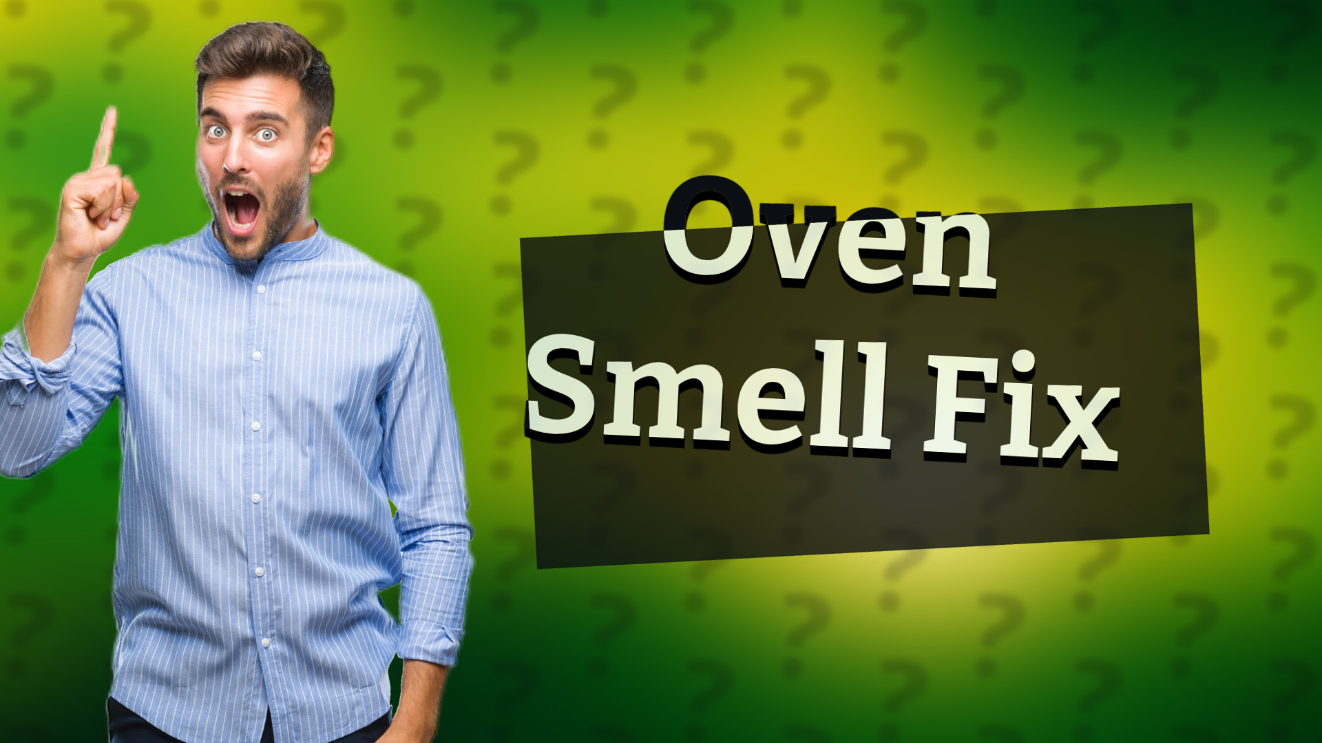 Oven Smell Fix