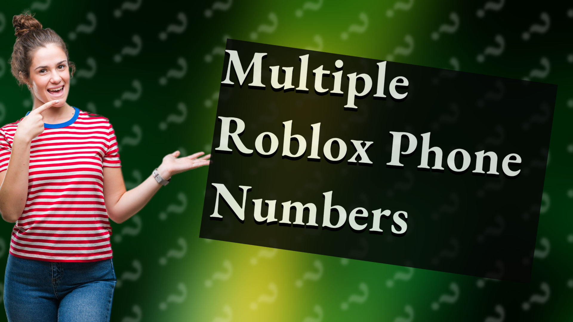 Multiple Roblox Phone Numbers