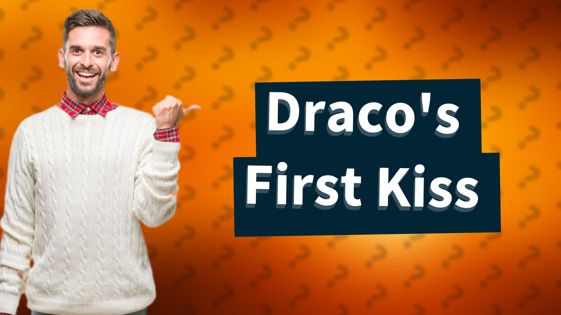 Draco's First Kiss