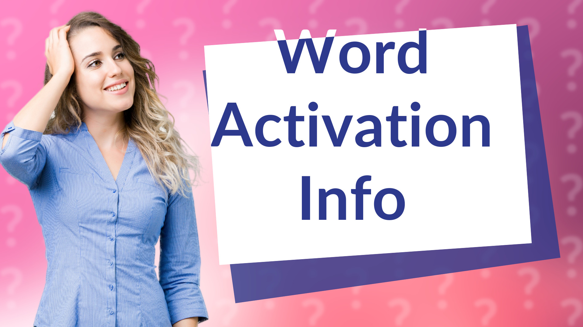 Word Activation Info