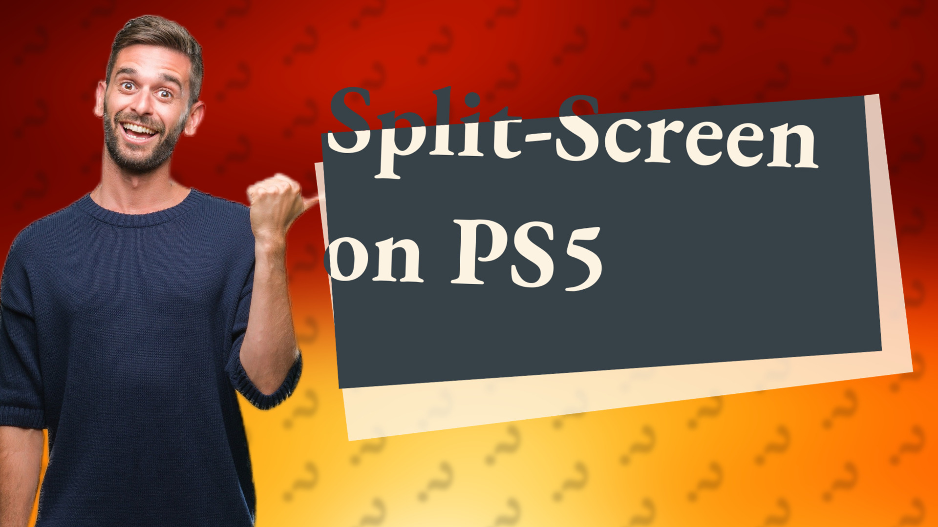 Split-Screen on PS5