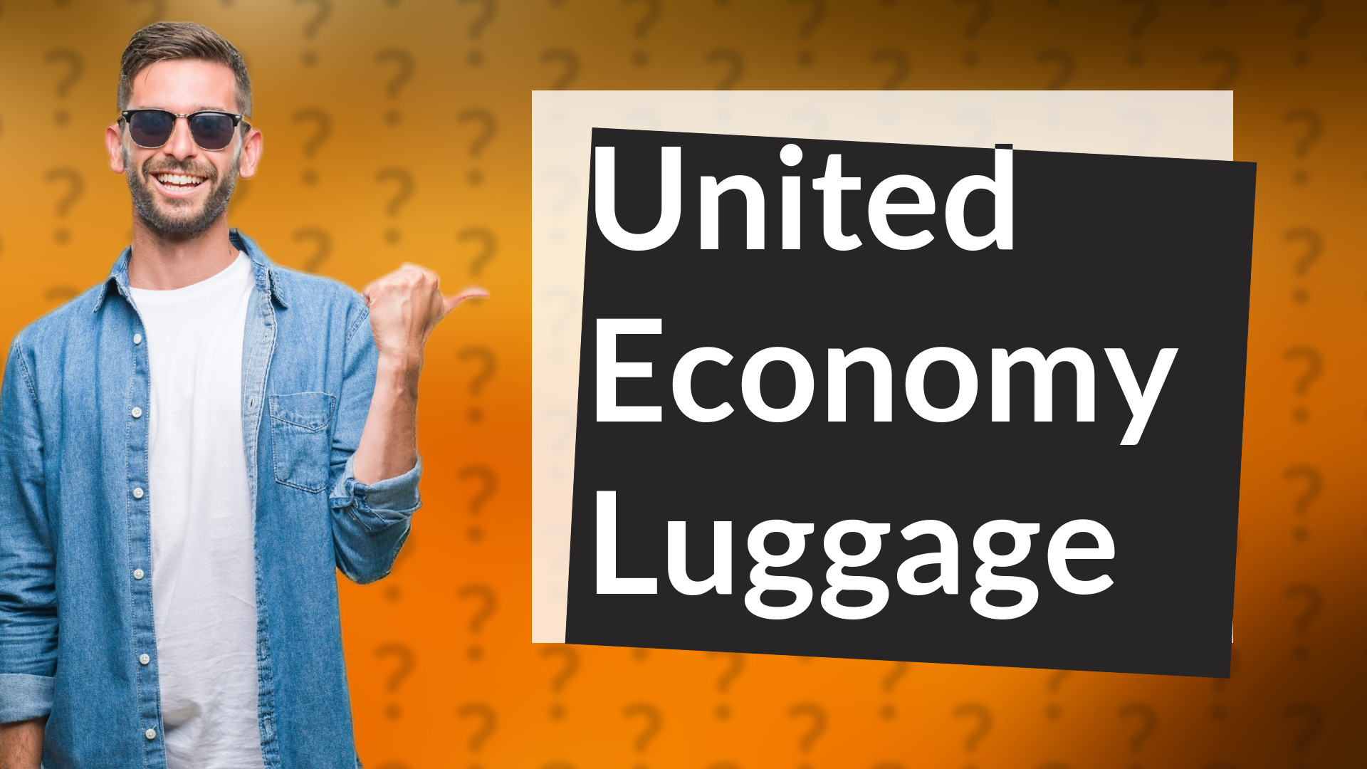 United Economy Luggage