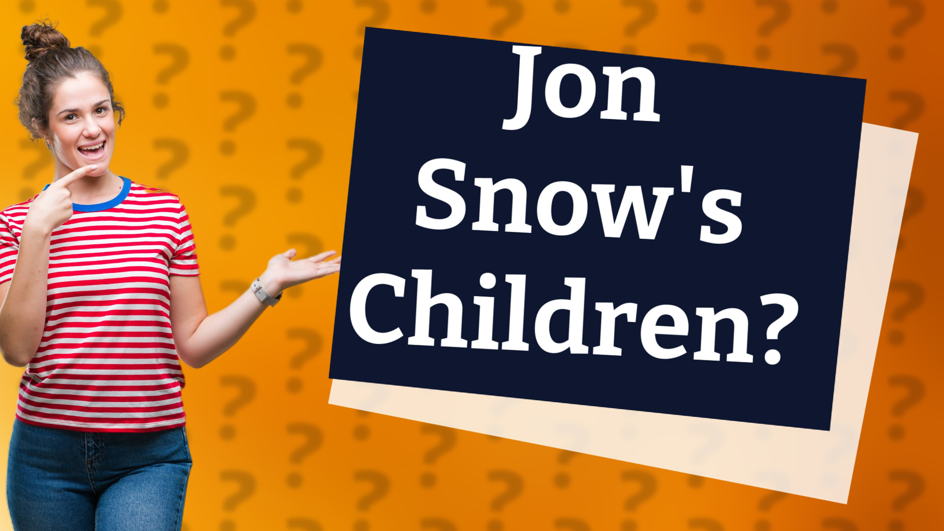 Jon Snow's Children?