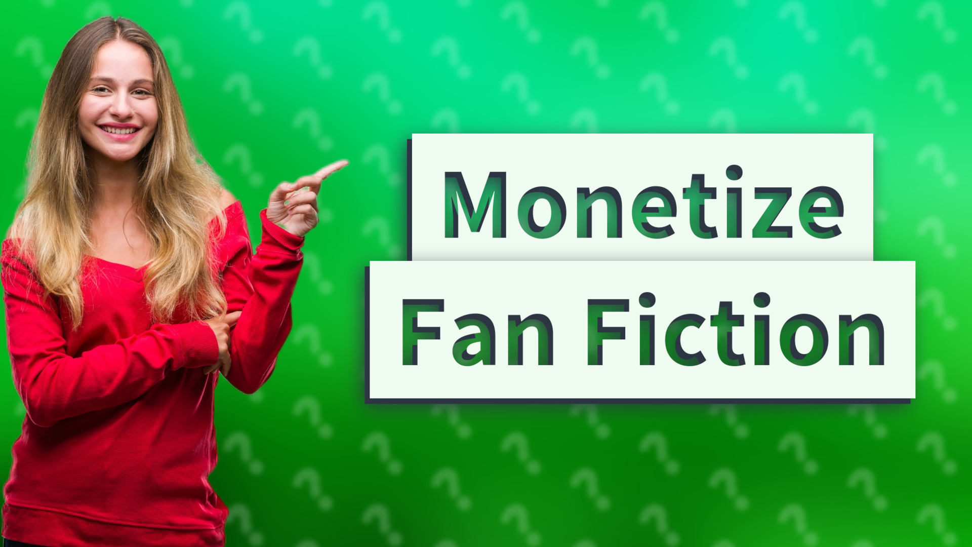 Monetize Fan Fiction
