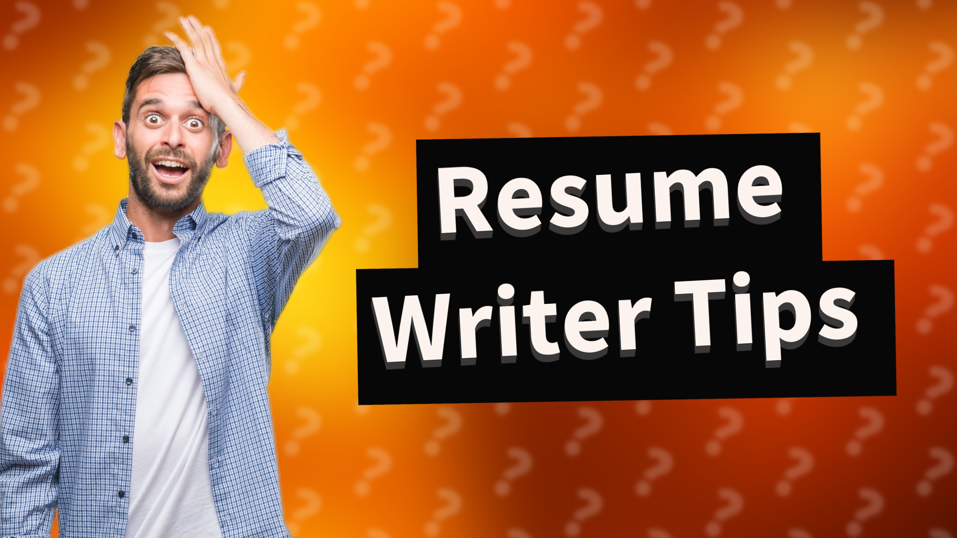 Resume Writer Tips