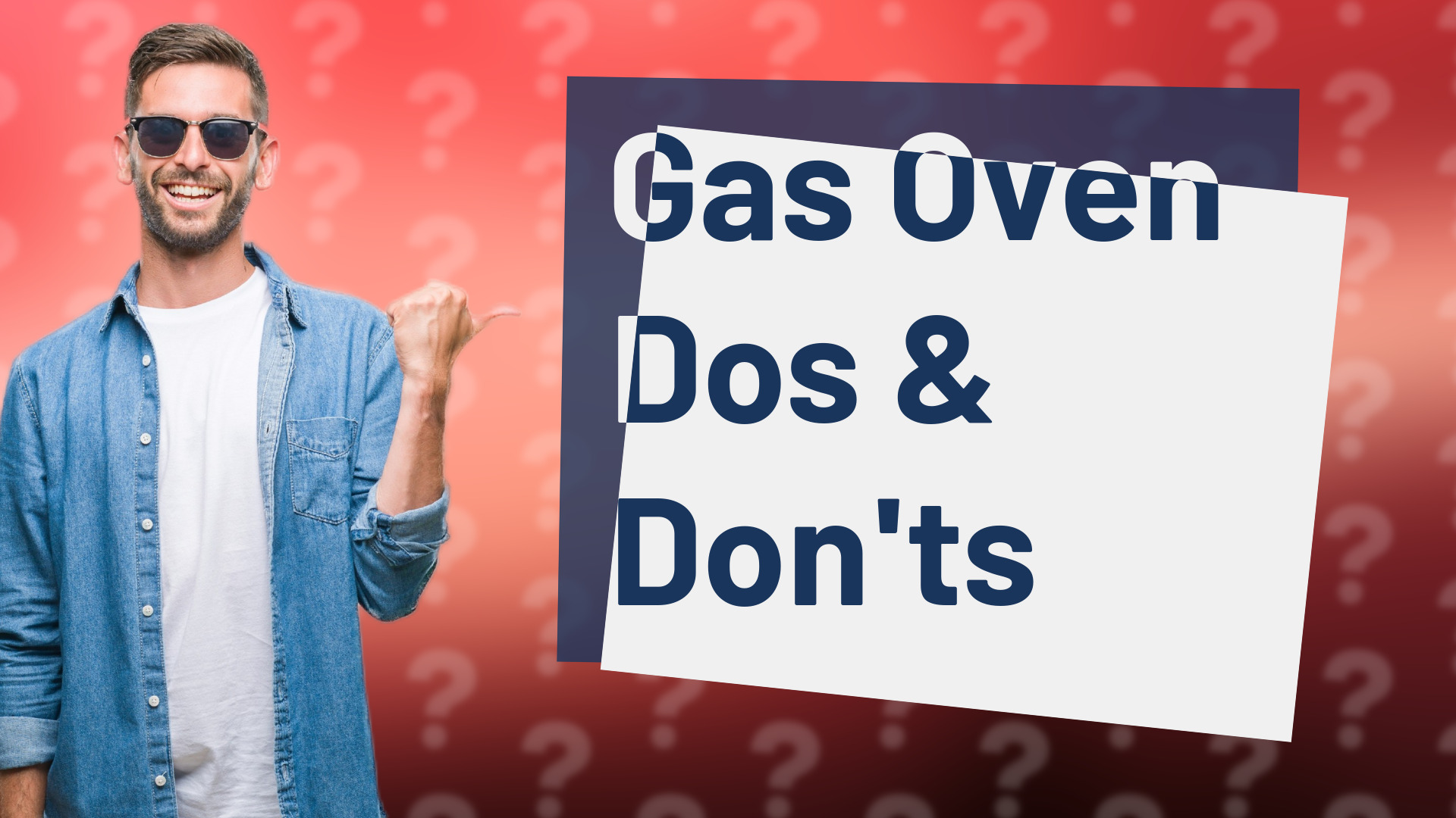 Gas Oven Dos & Don'ts