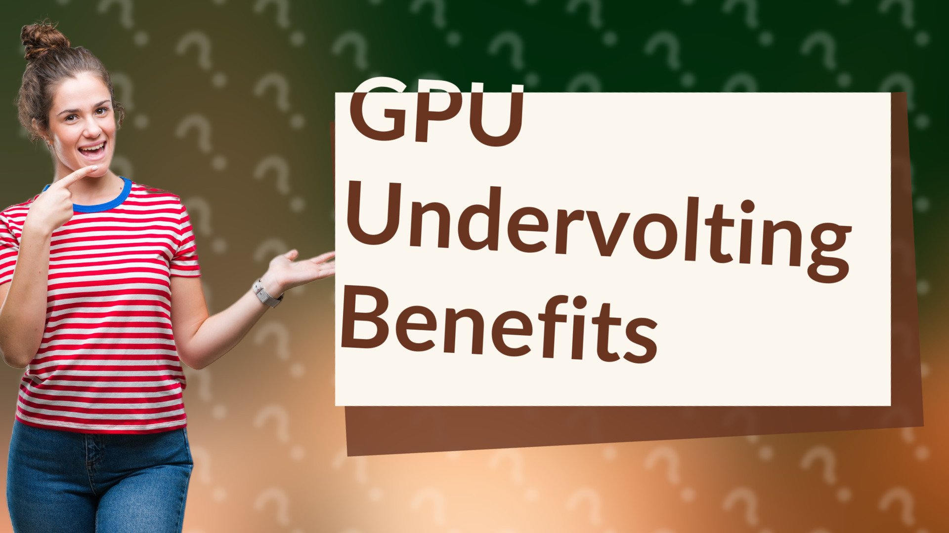 GPU Undervolting Benefits