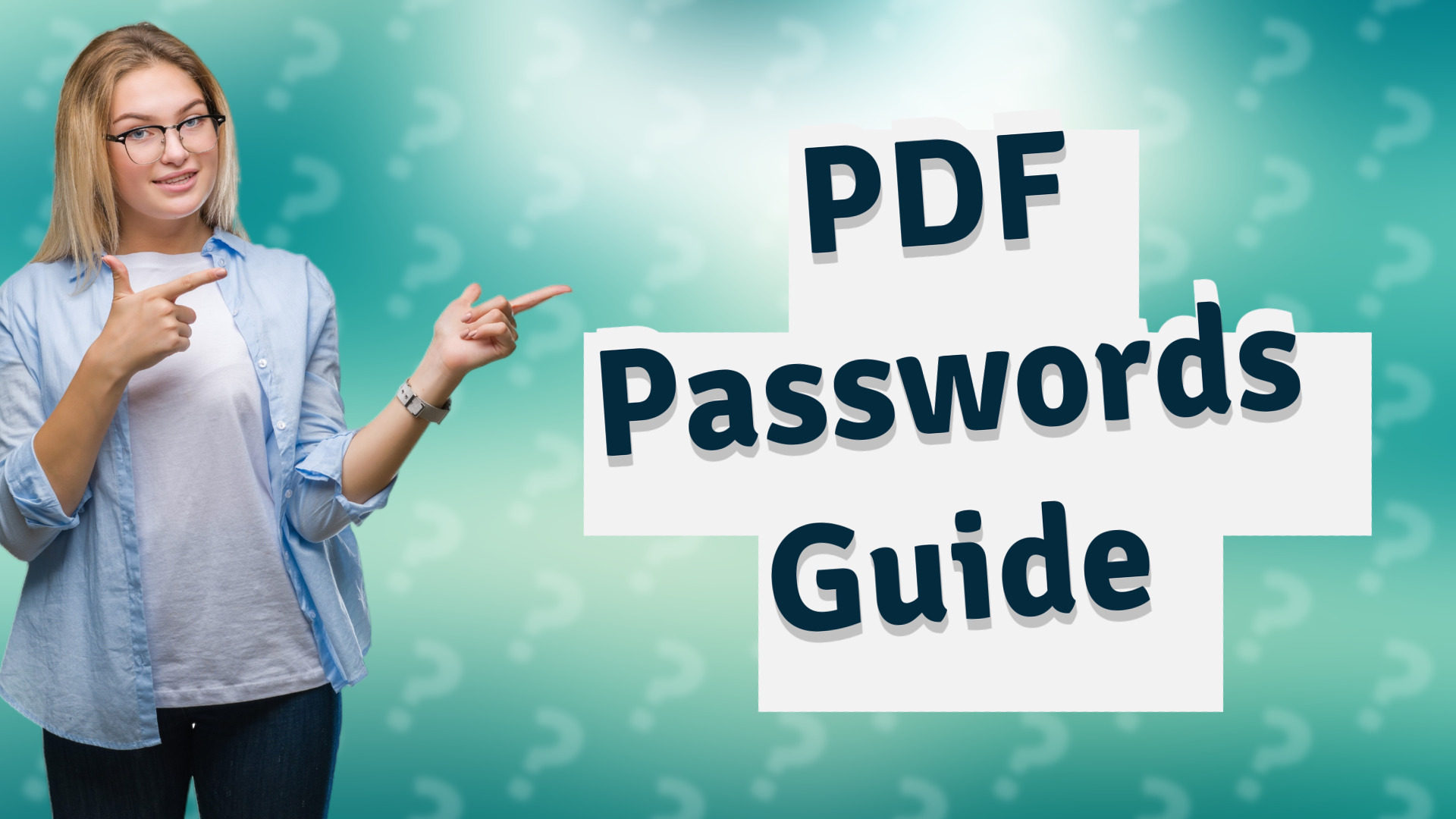 PDF Passwords Guide