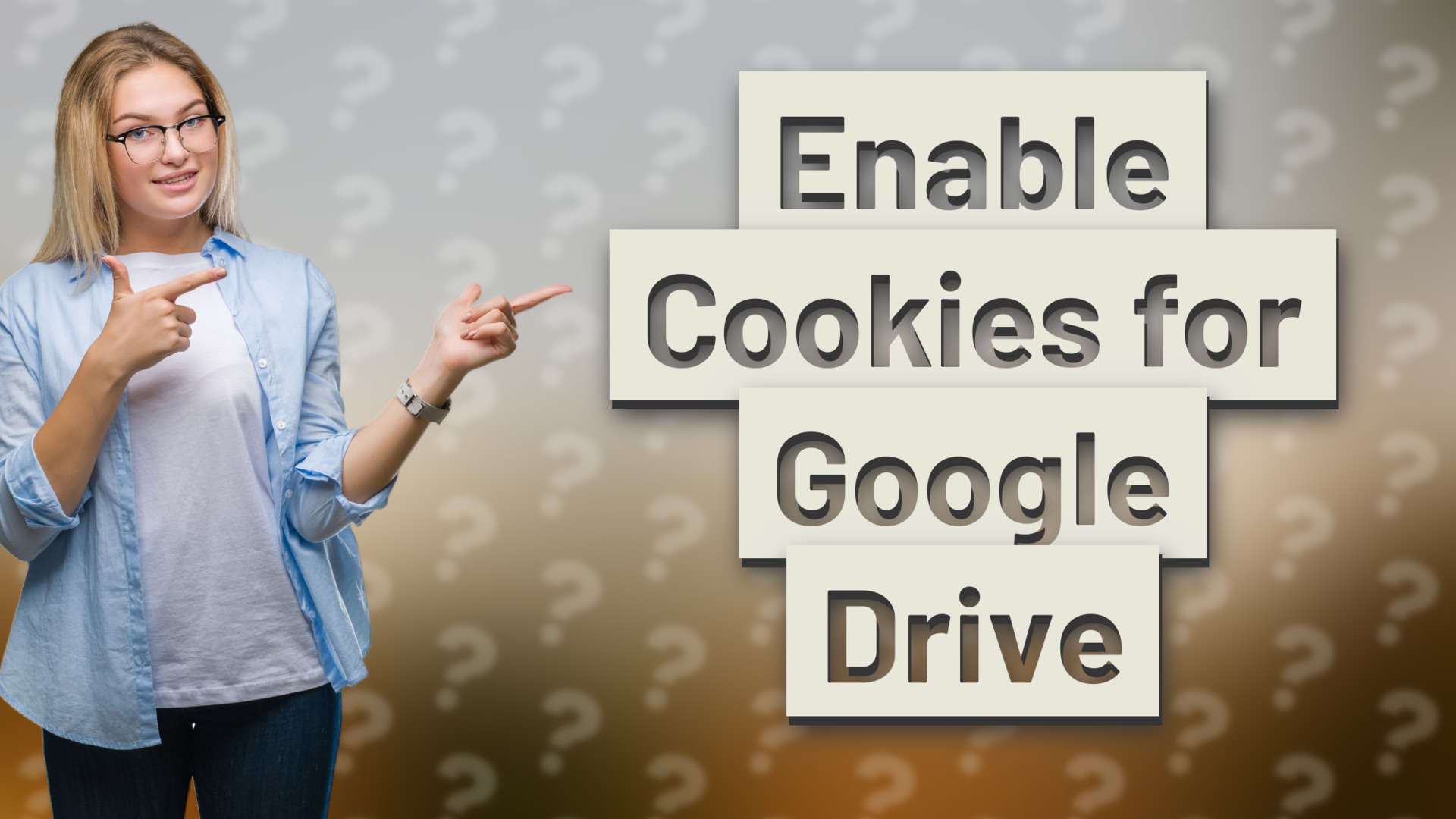 Enable Cookies for Google Drive