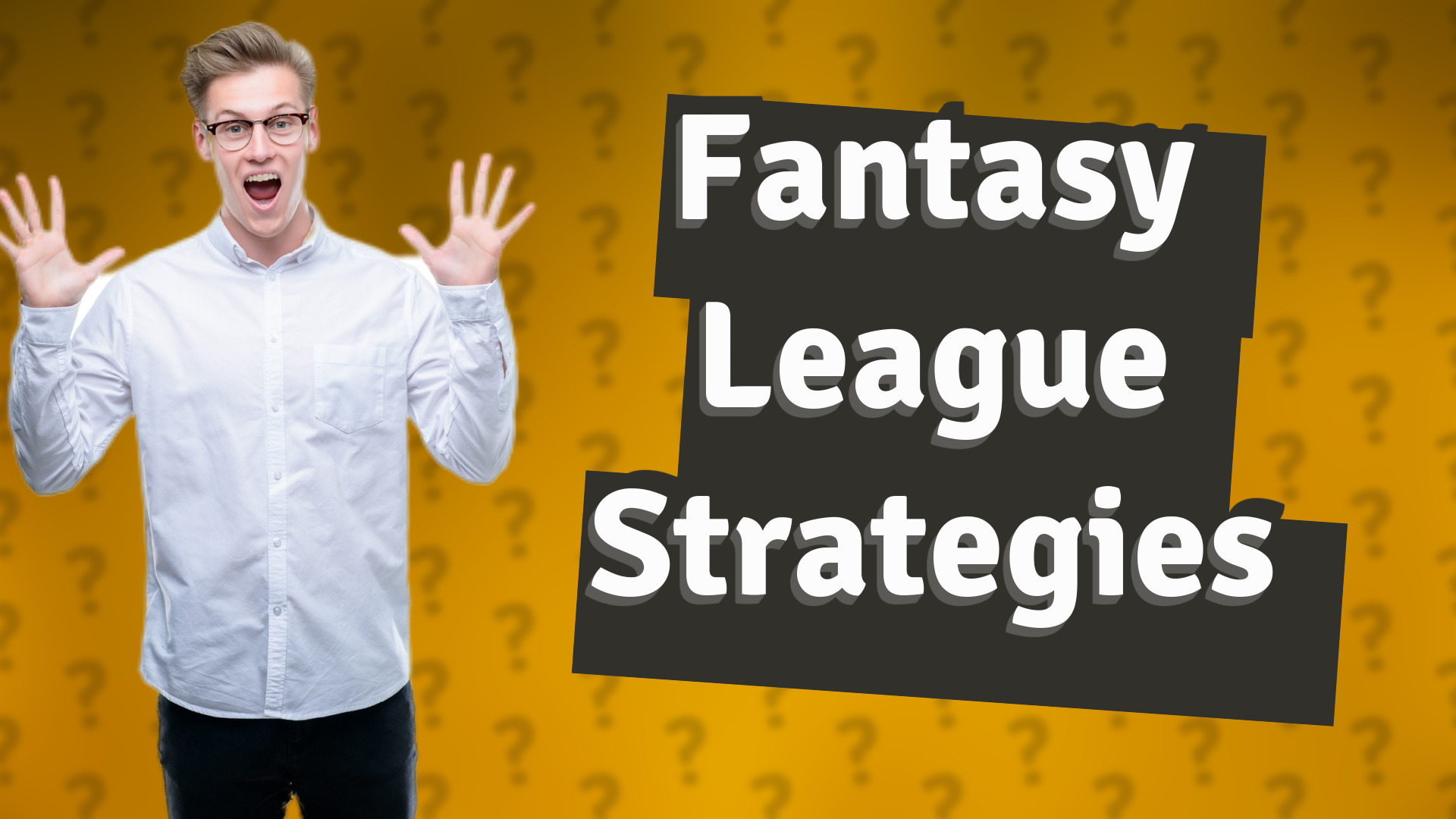 Fantasy League Strategies