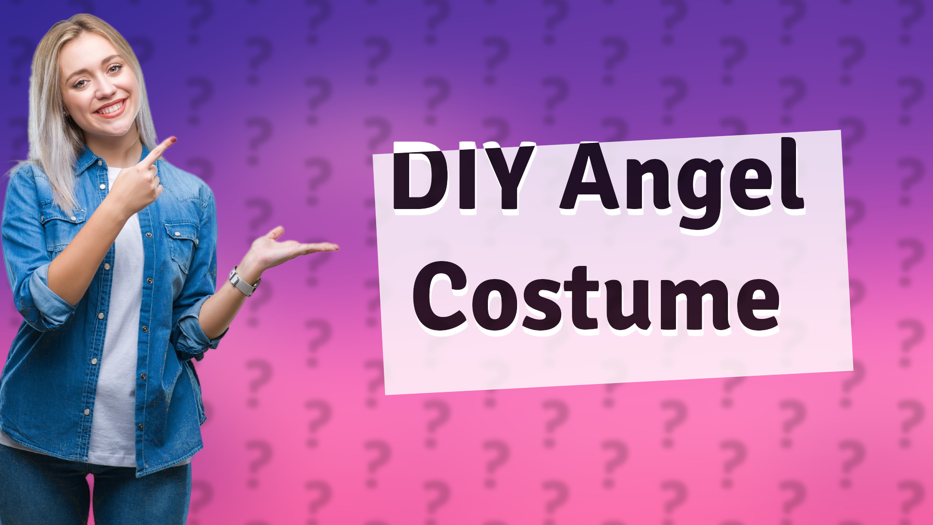 DIY Angel Costume