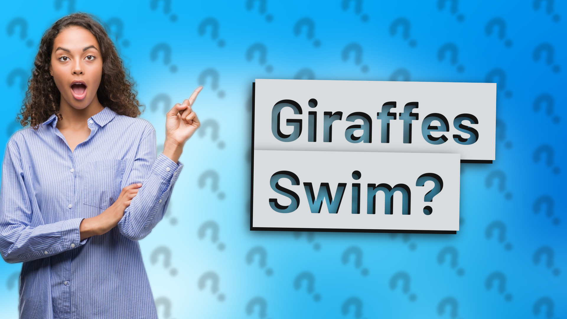 Giraffes Swim?