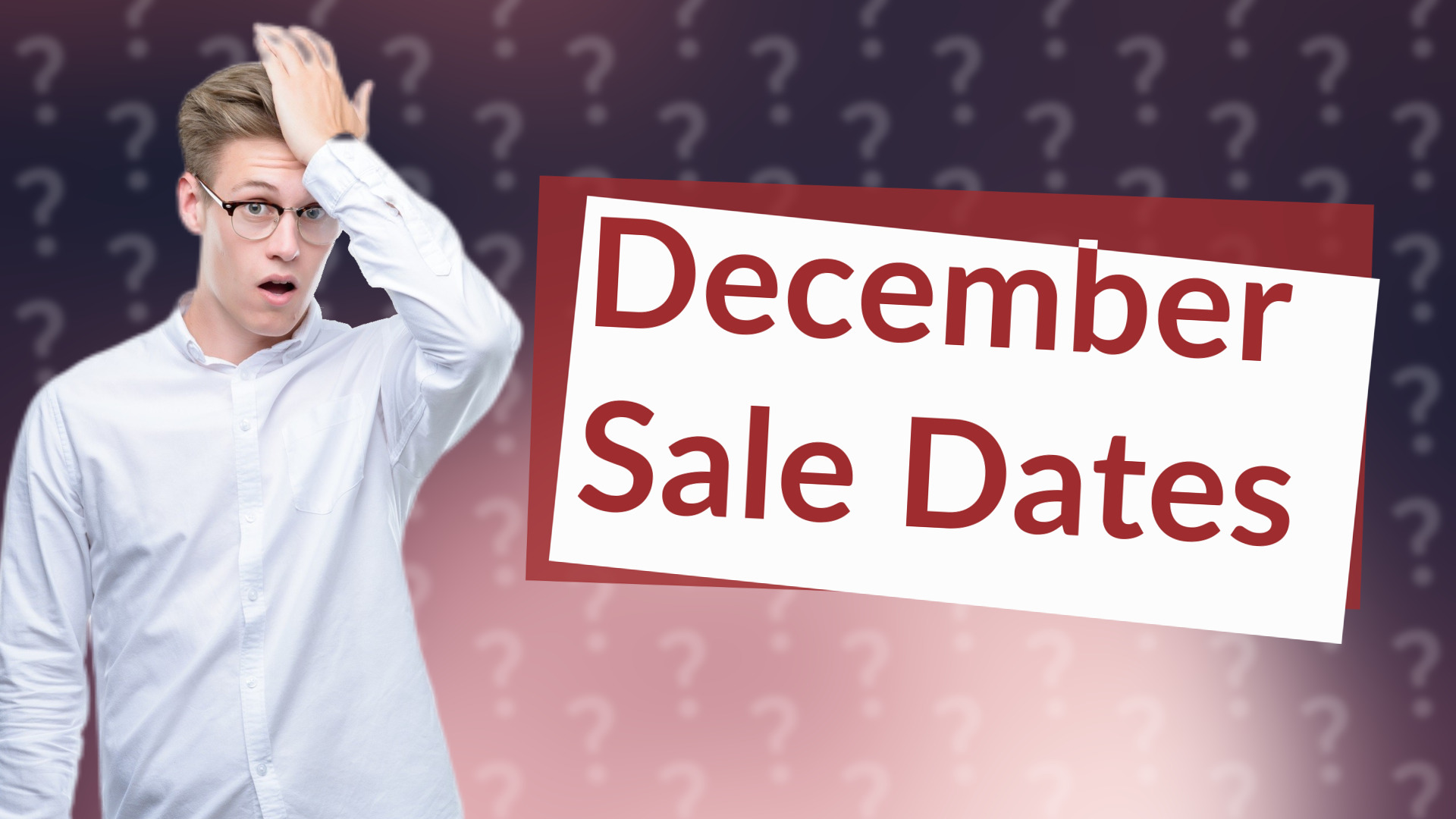 December Sale Dates