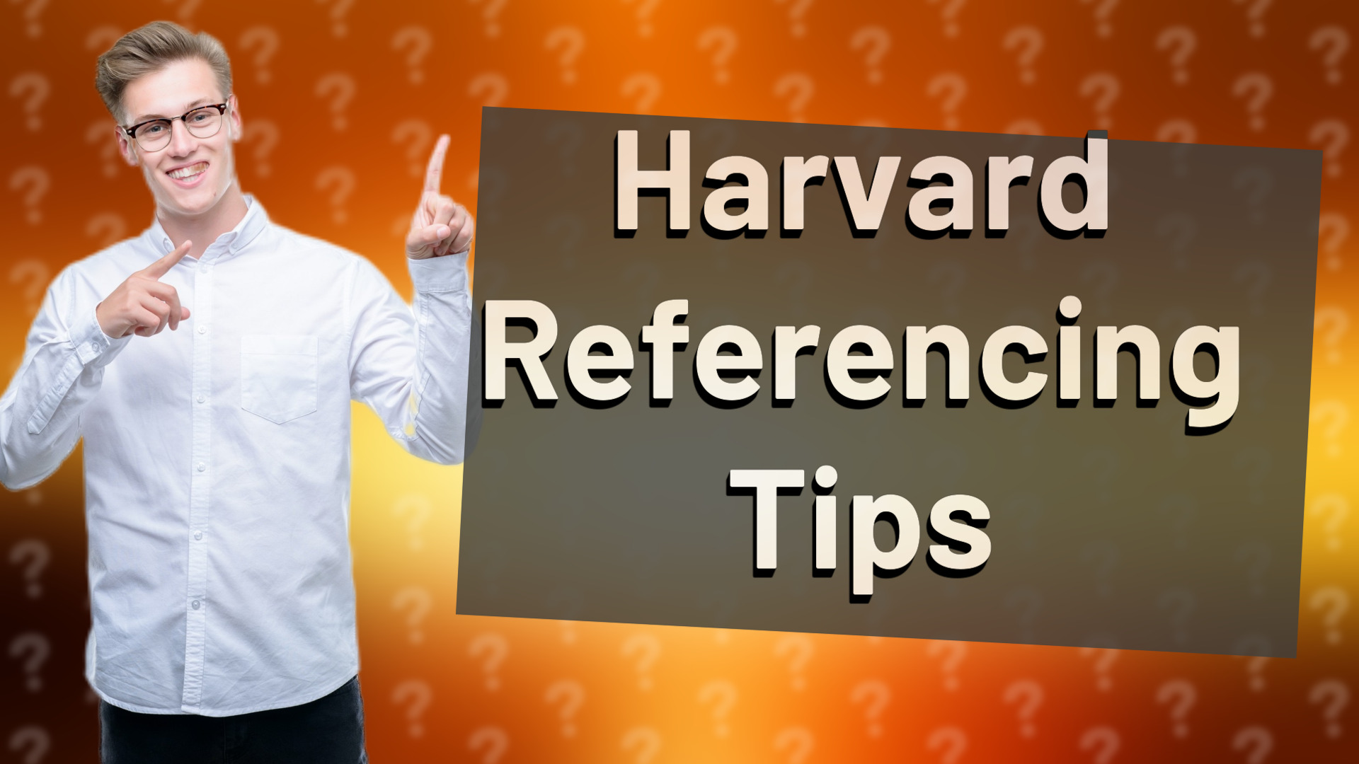 Harvard Referencing Tips