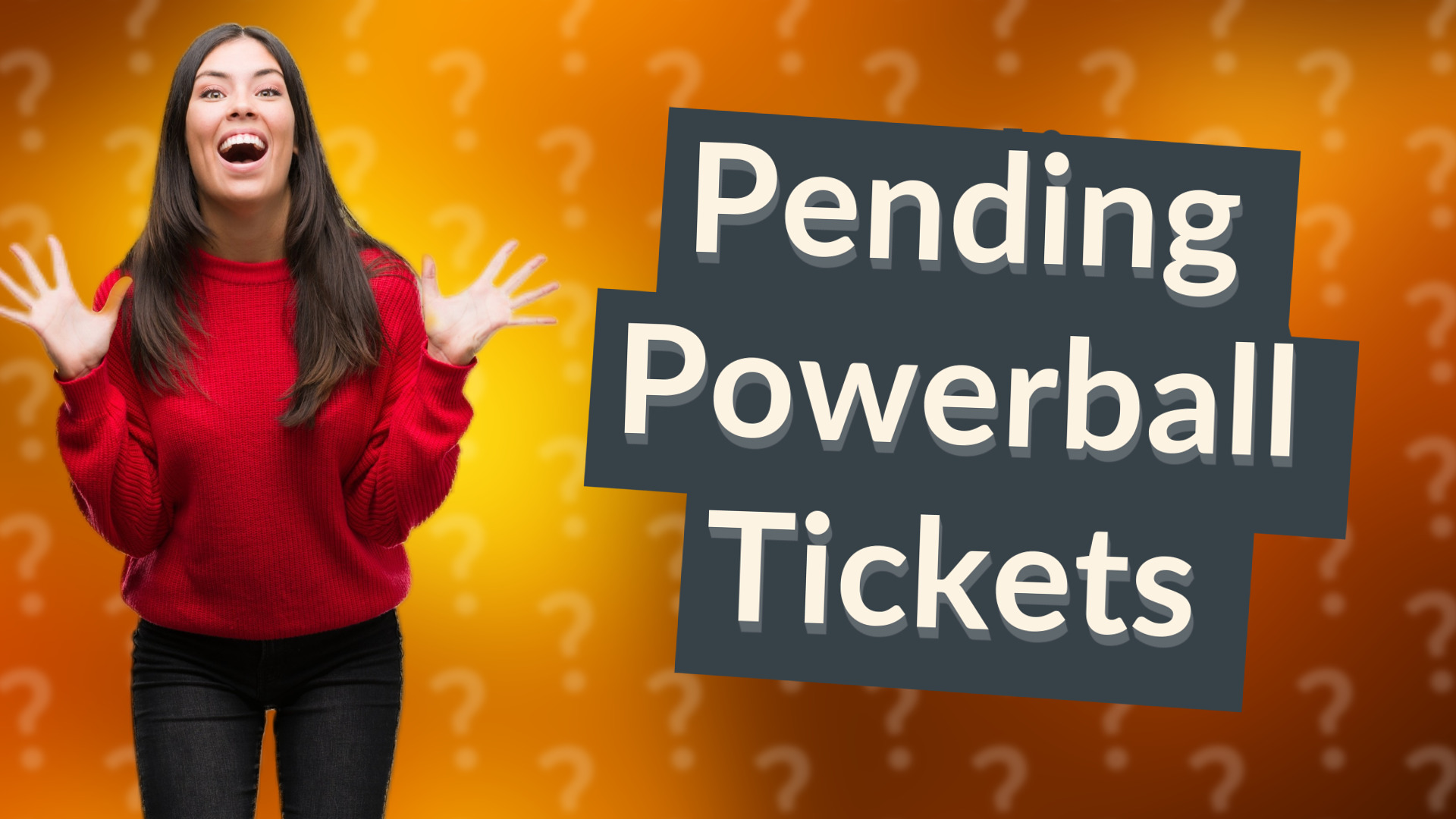 Pending Powerball Tickets