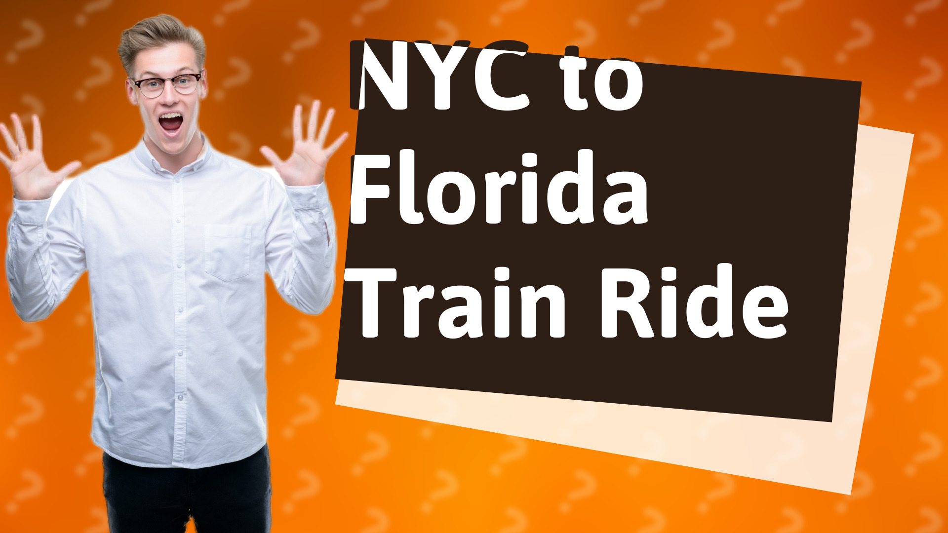 NYC to Florida Train Ride