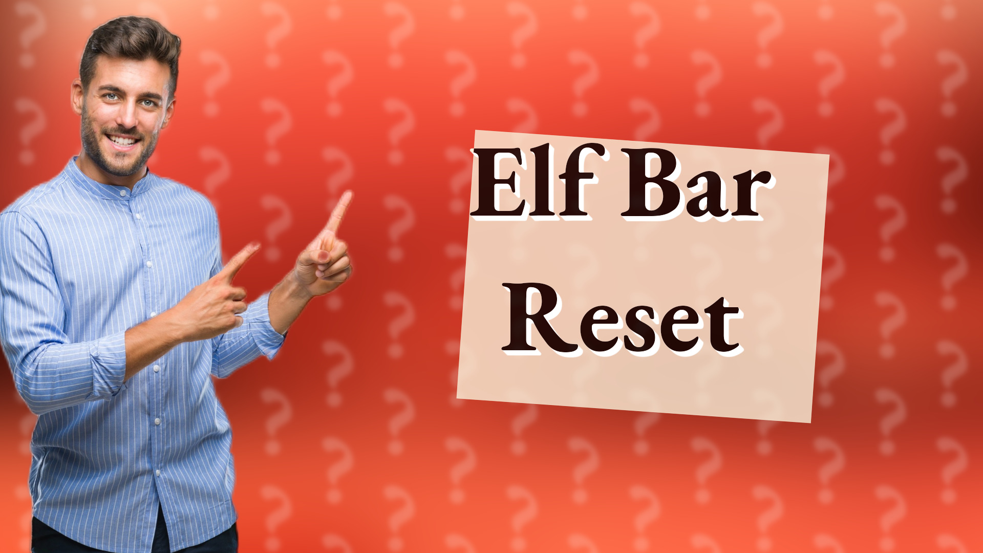Elf Bar Reset